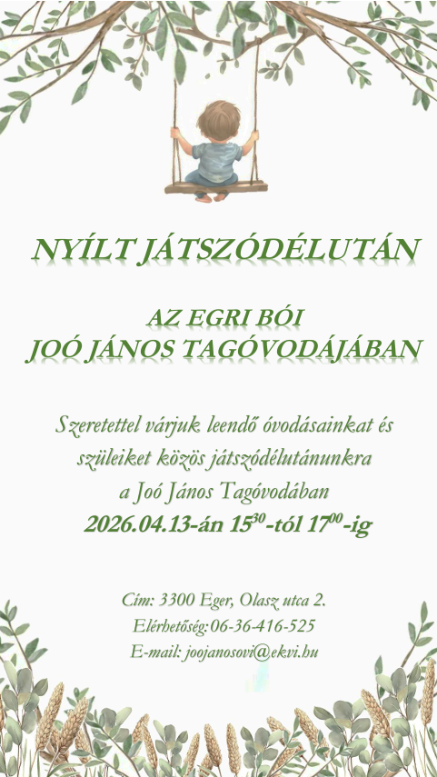 Nyílt játszódélután
