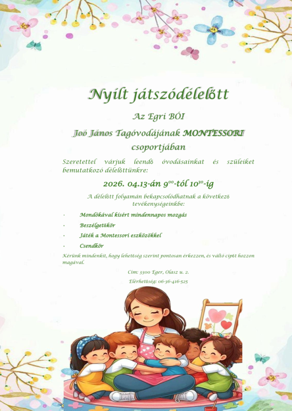 Nyílt játszódélelőtt